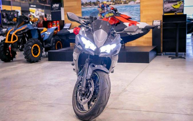 2024 Kawasaki Ninja® 650 Metallic Matte Dark Gray/Metallic Spark Black