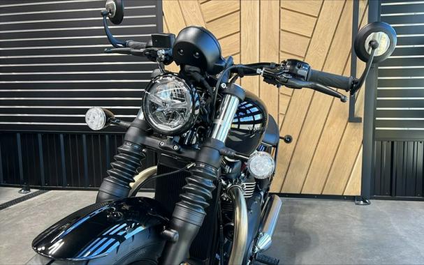 2024 Triumph Bonneville Bobber Stealth Edition PHANTOM PURPLESILVER PURPLE