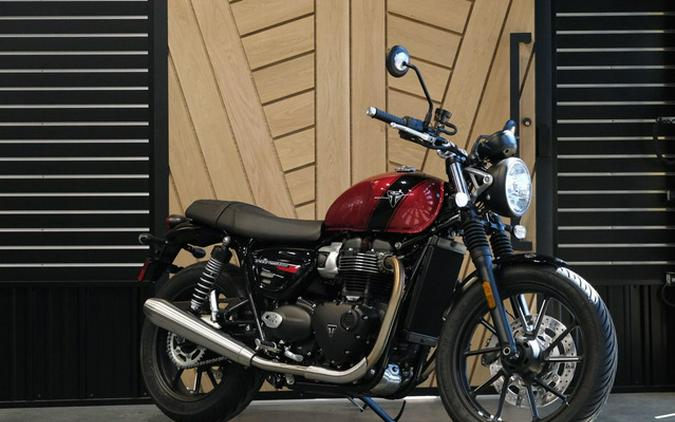 2024 Triumph Speed Twin 900 Carnival RedPhantom Black