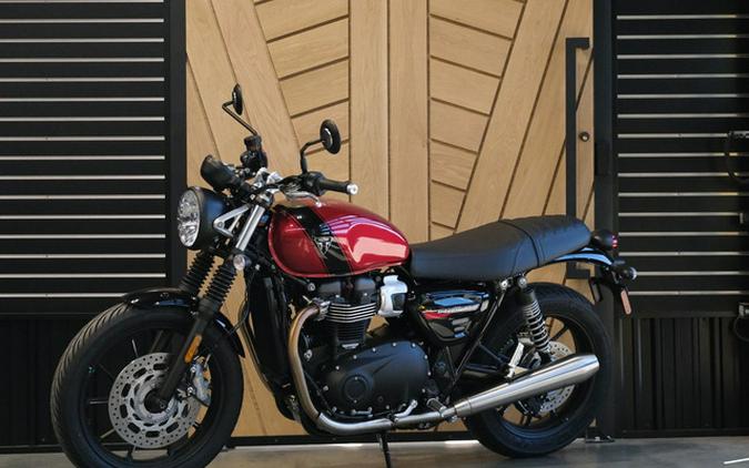 2024 Triumph Speed Twin 900 Carnival RedPhantom Black