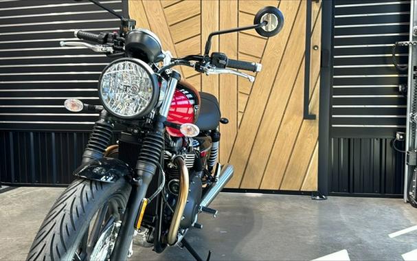 2024 Triumph Speed Twin 900 Carnival RedPhantom Black