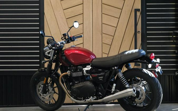 2024 Triumph Speed Twin 900 Carnival RedPhantom Black