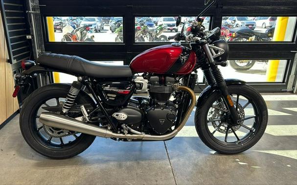 2024 Triumph Speed Twin 900 Carnival RedPhantom Black