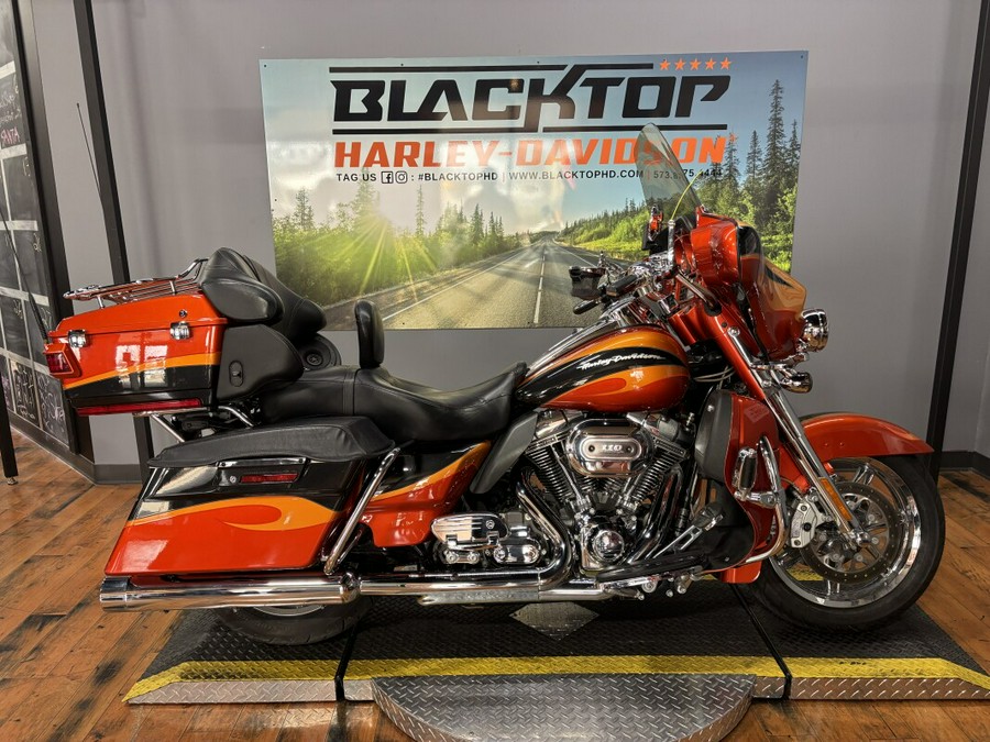 2013 Harley-Davidson® CVO™ Ultra Classic® Electra Glide® TRIB ORNG/SLATE W/ PINSTRIP