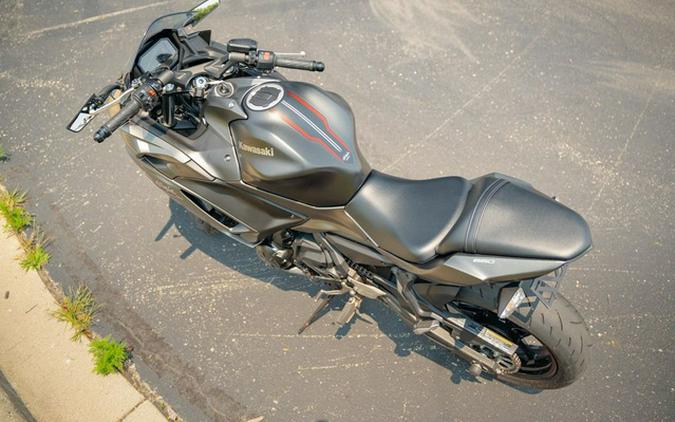 2022 Kawasaki Ninja 650 ABS Metallic Matte Graphenesteel Gray