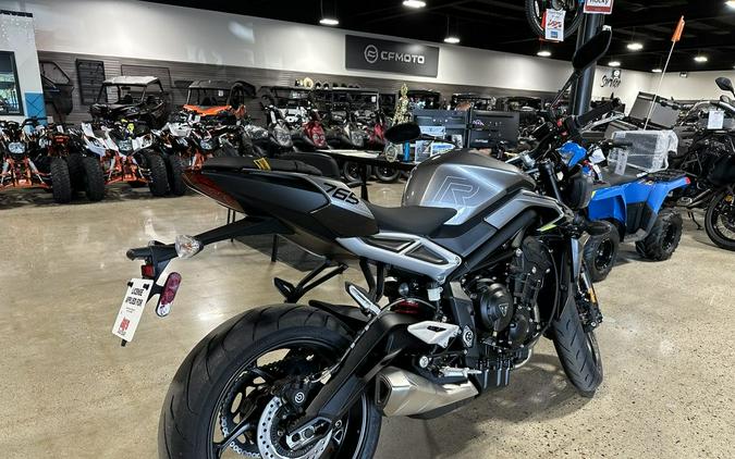 2024 Triumph Street Triple 765 R Silver Ice