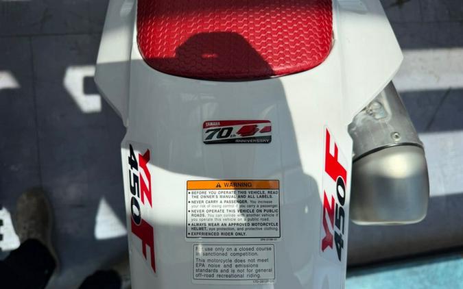 2026 Yamaha YZ 450F 70Th Anniv. Ed. - RED WHITE