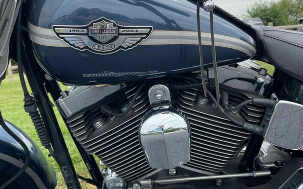 2003 Harley-Davidson FATBOY 100TH ANNIVERSARY - GUNMETAL BLUE