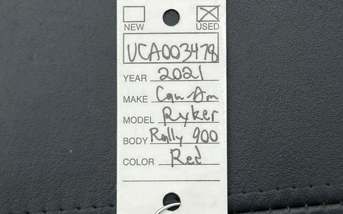 2021 Can-Am Ryker Rally Edition 900 ACE