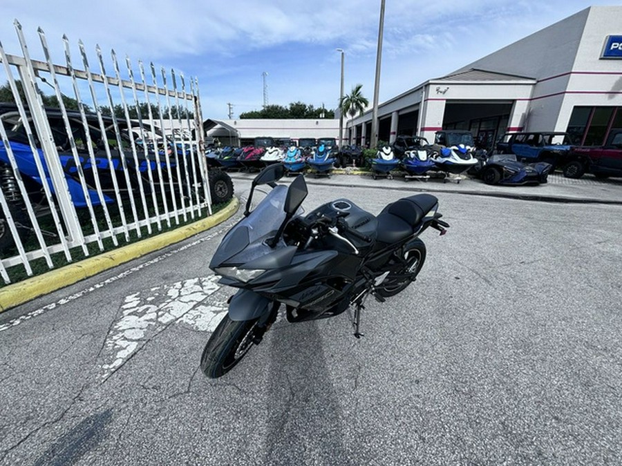 2024 Kawasaki Ninja 650 Metallic Matte Dark GrayMetallic Spark