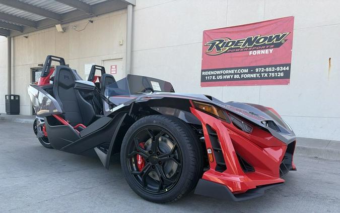2026 Polaris Slingshot R Manual Radiant Gray with Indy Red Pearl