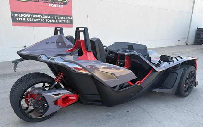 2026 Polaris Slingshot R Manual Radiant Gray with Indy Red Pearl