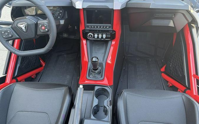 2026 Polaris Slingshot R Manual Radiant Gray with Indy Red Pearl