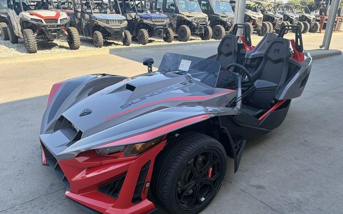 2026 Polaris Slingshot R Manual Radiant Gray with Indy Red Pearl