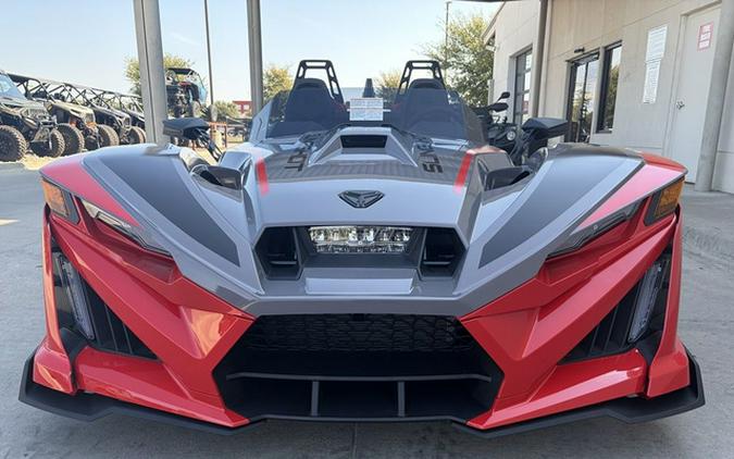 2026 Polaris Slingshot R Manual Radiant Gray with Indy Red Pearl