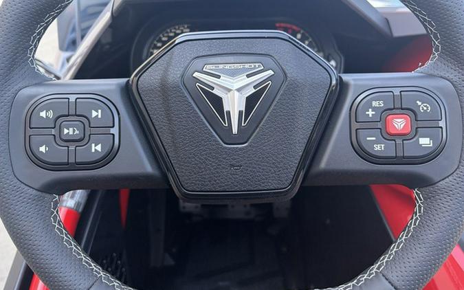 2026 Polaris Slingshot R Manual Radiant Gray with Indy Red Pearl