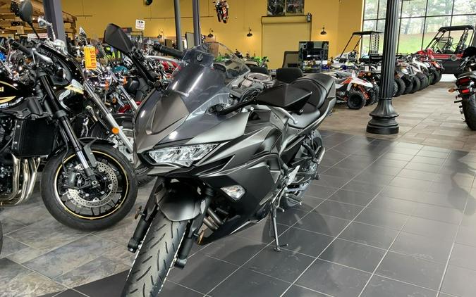 2022 Kawasaki Ninja® 650 Metallic Matte Graphenesteel Gray