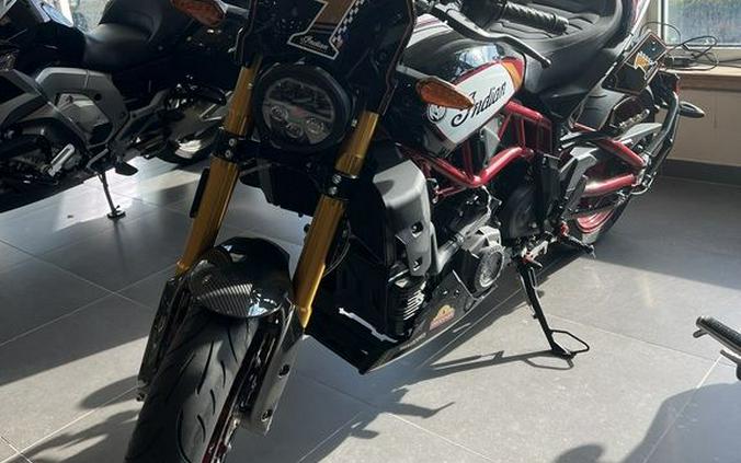 2024 Indian Motorcycle® FTR x RSD Super Hooligan Black Metallic with Super Hooligan Graphics