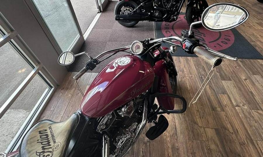 2020 Indian Motorcycle® Scout® 100th Anniversary Indian Red with Gold trim