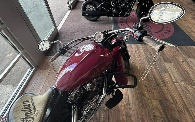 2020 Indian Motorcycle® Scout® 100th Anniversary Indian Red with Gold trim