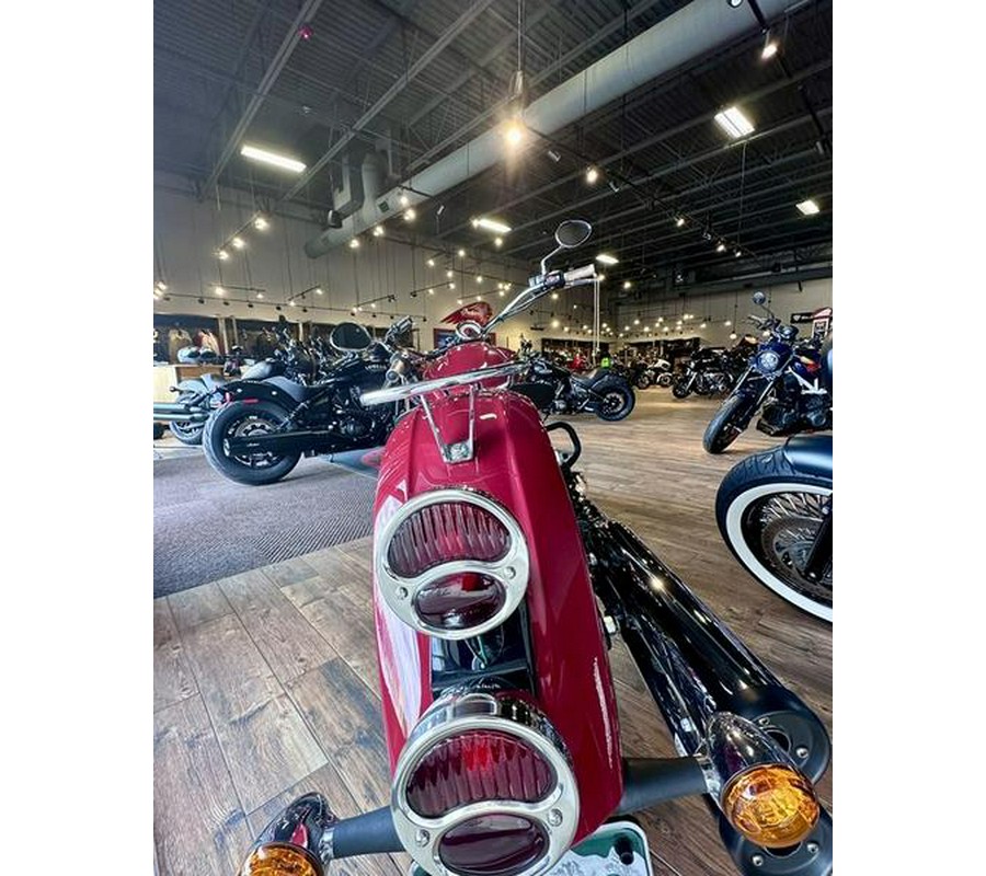 2020 Indian Motorcycle® Scout® 100th Anniversary Indian Red with Gold trim