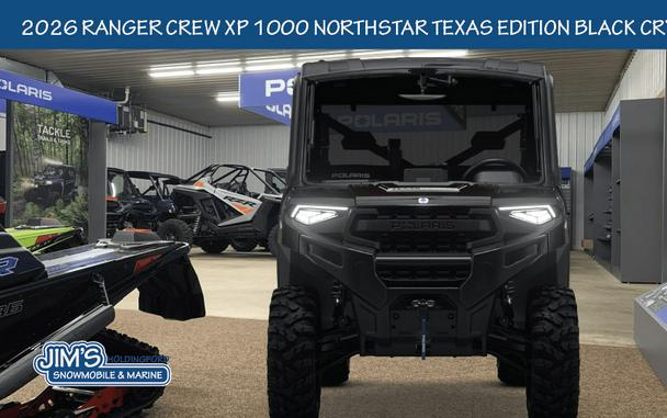 2026 Polaris Ranger® Crew XP 1000 NorthStar Edition Texas Edition - Black Crystal