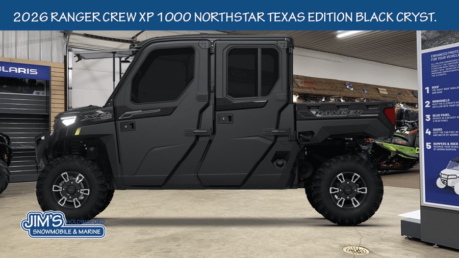 2026 Polaris Ranger® Crew XP 1000 NorthStar Edition Texas Edition - Black Crystal