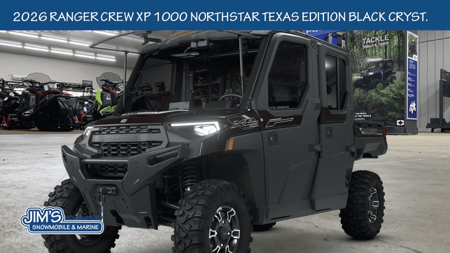 2026 Polaris Ranger® Crew XP 1000 NorthStar Edition Texas Edition - Black Crystal
