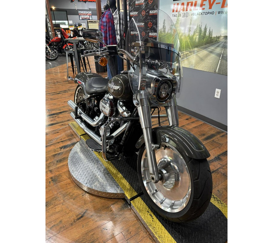 2018 Harley-Davidson Fat Boy 114 INDUSTRIAL GRAY W/PINSTRIPE