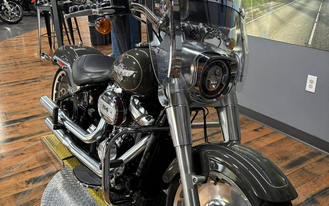 2018 Harley-Davidson Fat Boy 114 INDUSTRIAL GRAY W/PINSTRIPE