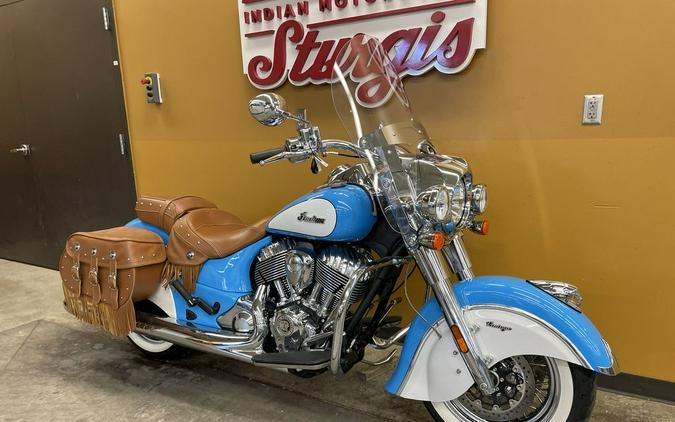 2019 Indian Motorcycle® Chief® Vintage Sky Blue / Pearl White