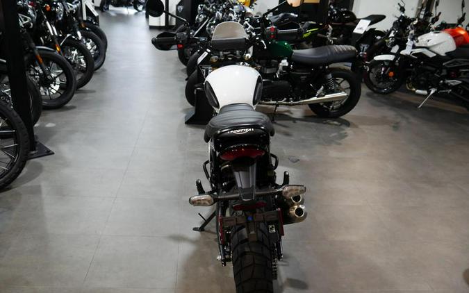 2026 Triumph Scrambler 400 XC Vanilla White