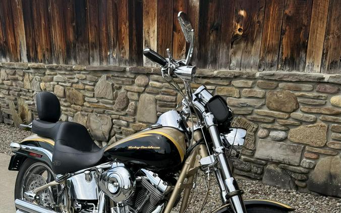 2003 Harley-Davidson® Screamin’ Eagle Softail Deuce Centennial Gold and Vivid Black with Gold Leaf G