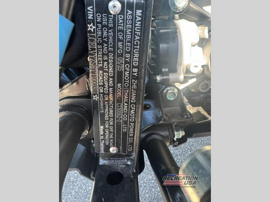 New 2026 CFMOTO CFORCE 800 TOURING