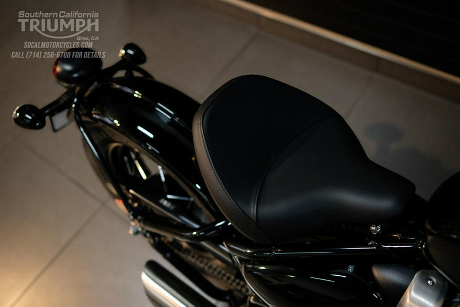 2024 Triumph Bonneville Bobber Jet Black/Ash Gray