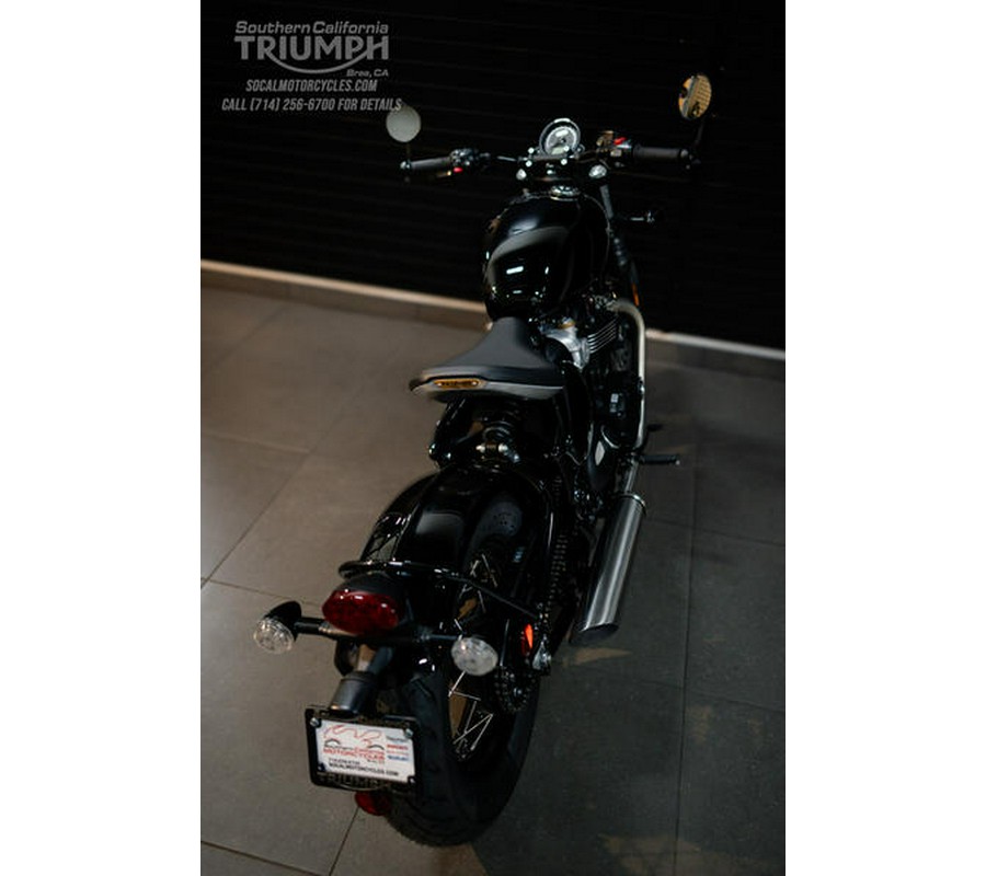 2024 Triumph Bonneville Bobber Jet Black/Ash Gray