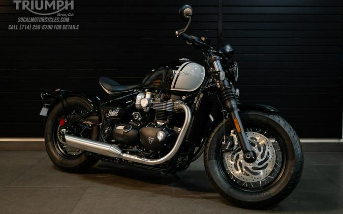 2024 Triumph Bonneville Bobber Jet Black/Ash Gray