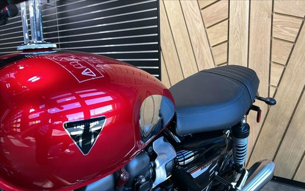 2023 Triumph Speed Twin 900 Chrome Edition Red Hopper Competition GreenPhantom Black