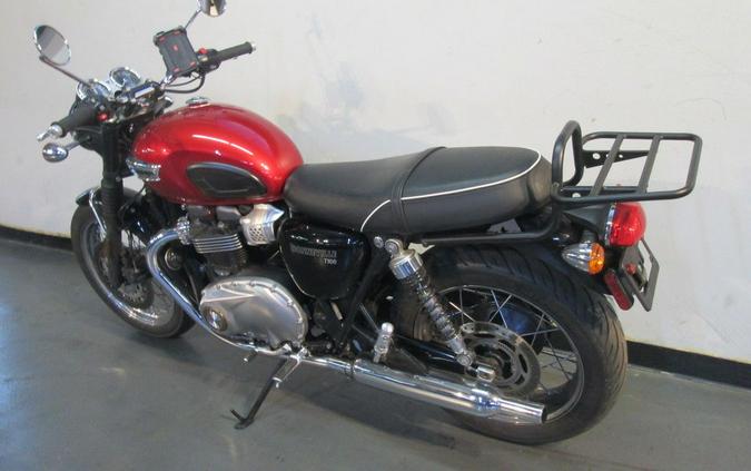 2020 Triumph Bonneville T100 Cranberry Red