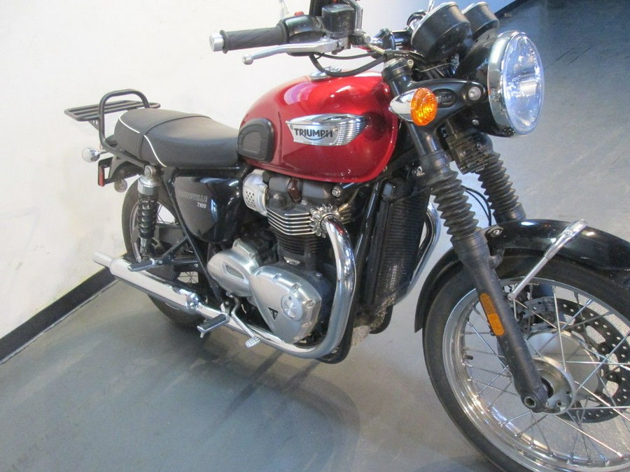 2020 Triumph Bonneville T100 Cranberry Red