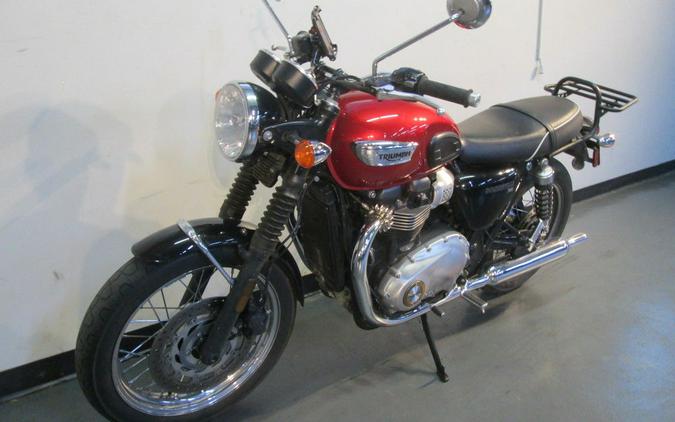 2020 Triumph Bonneville T100 Cranberry Red