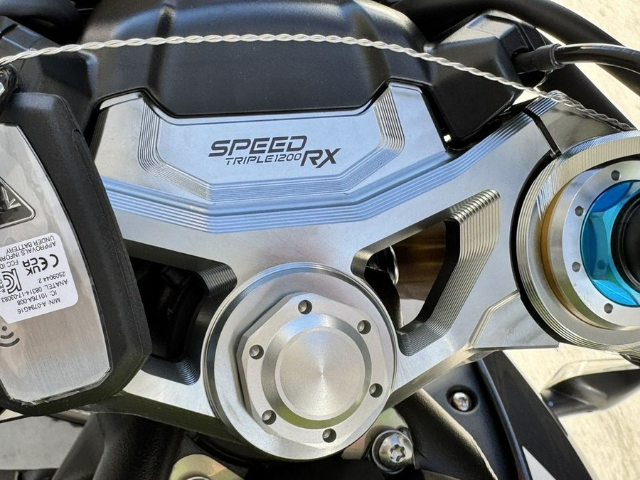 2026 Triumph Speed Triple 1200 RX Triumph Performance Yellow
