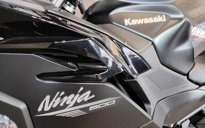 2026 Kawasaki Ninja 500 ABS Metallic Flat Spark Black