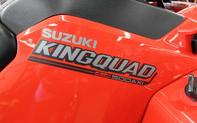 2023 Suzuki KingQuad 500 AXi Power Steering RED