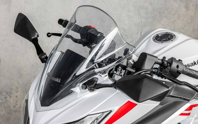 2026 Kawasaki Ninja 300 ABS Pearl Blizzard White - TRT02197