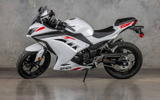 2026 Kawasaki Ninja 300 ABS Pearl Blizzard White - TRT02197