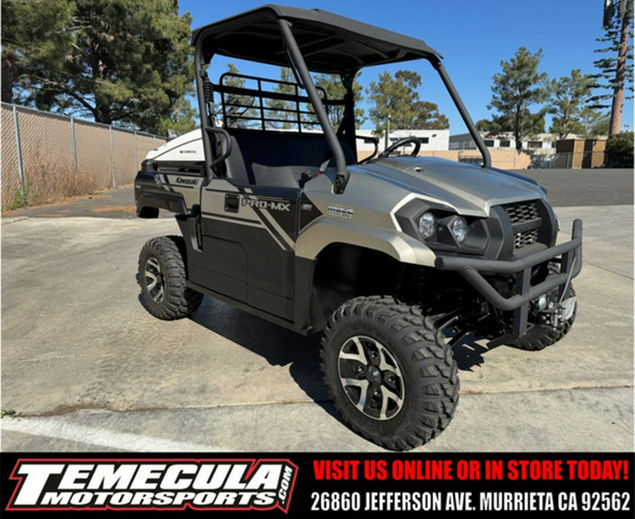 2026 Kawasaki Mule PRO-MX SE