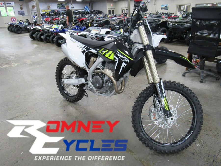 2024 Triumph TF 250-X Racing/Yellow/Black/White