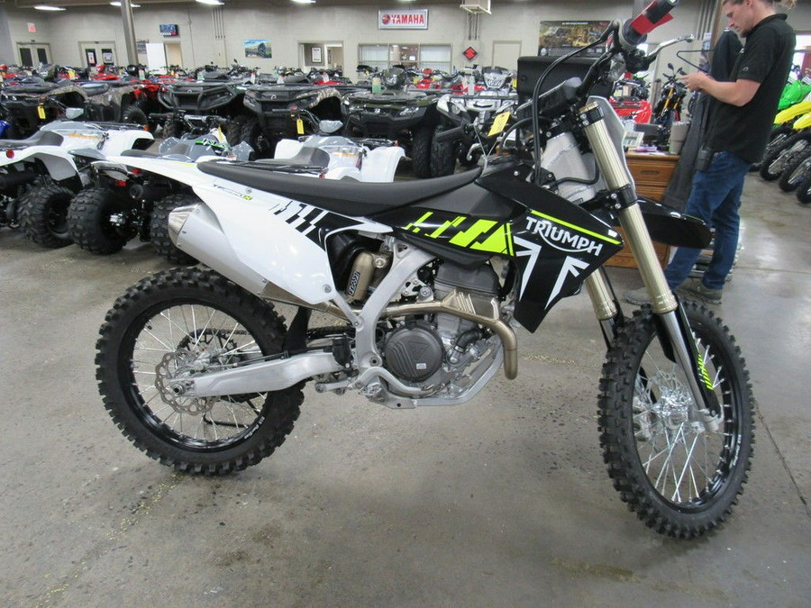 2024 Triumph TF 250-X Racing/Yellow/Black/White