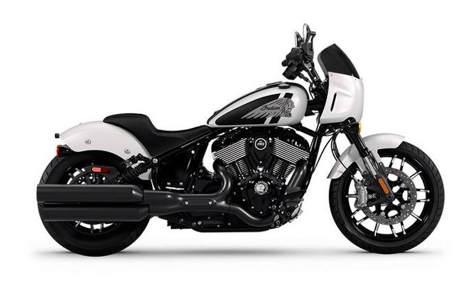 2025 Indian Motorcycle® Sport Chief Ghost White Metallic Smoke